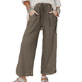 Hixiaohe Women's Casual Wide-Leg Sweatpants High-Waist - Style 4