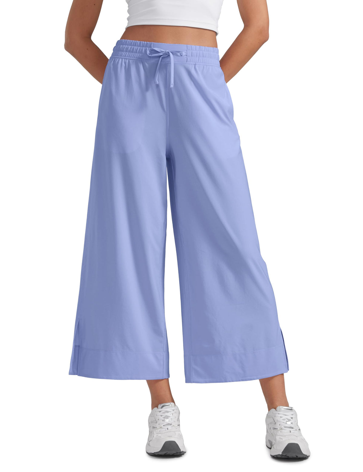 Women's Crz Yoga Lightweight Wide-Leg Crop Pants 25" - Size X-Small