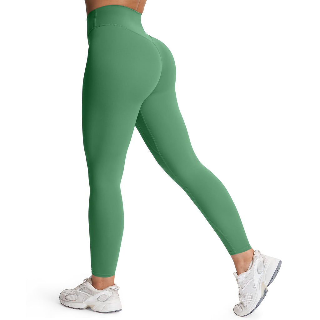 Aoxjox Women's Metamorph Yoga Pants 26" (b Bottle Green Large)
