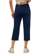 Dlooda Capri Pants For Women High-Waist Cropped Yoga With - Style 2