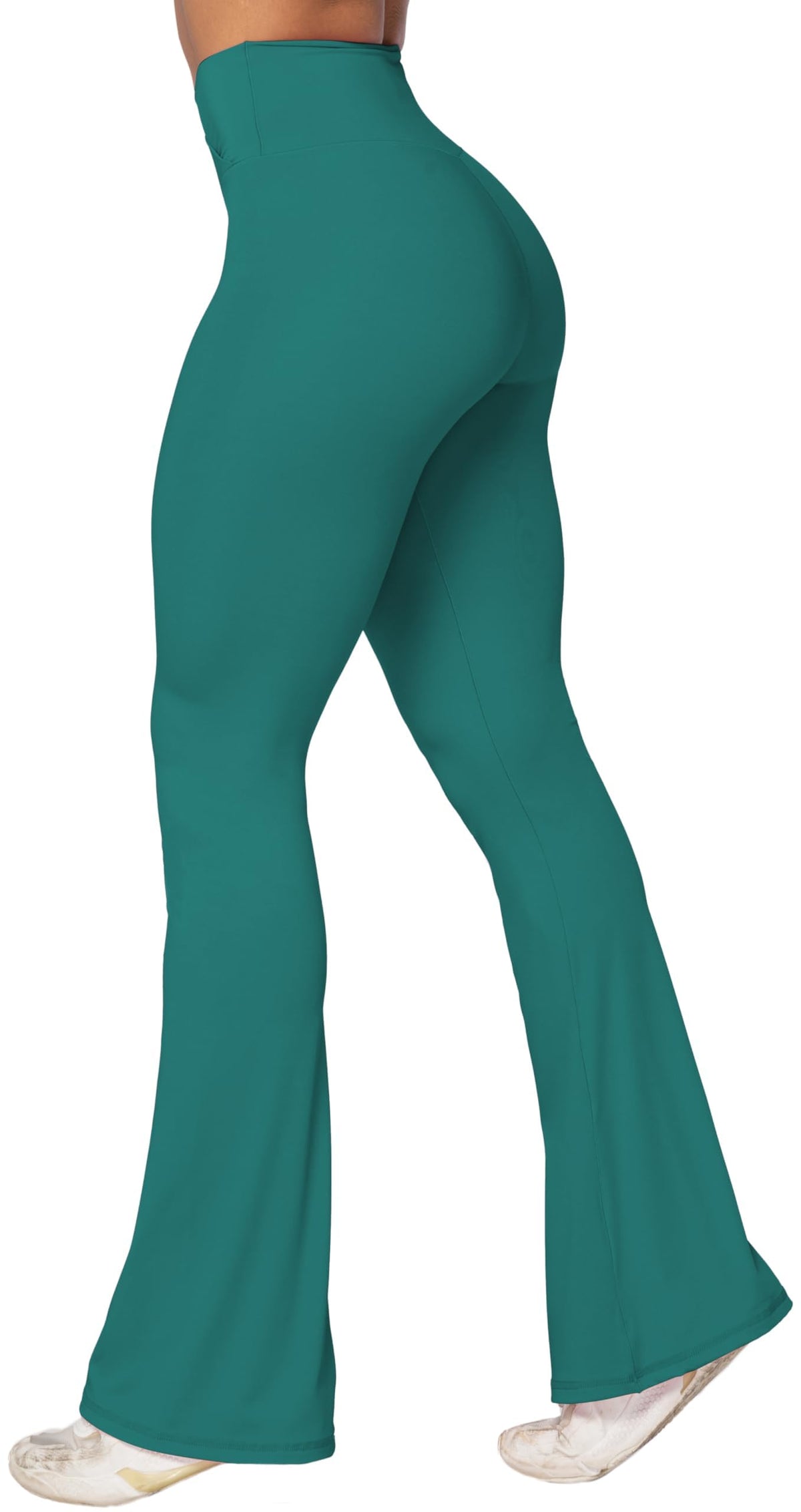Women's Sunzel Flare Leggings Crossover Yoga Pants With - Jasper Green
