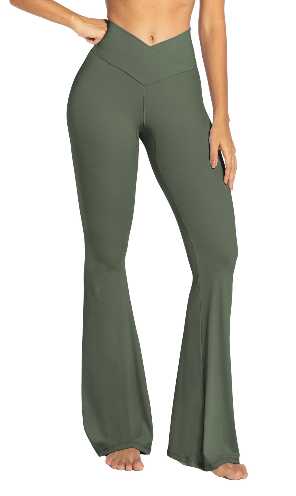 Women's Sunzel Flare Leggings Crossover Yoga Pants With - Style 124