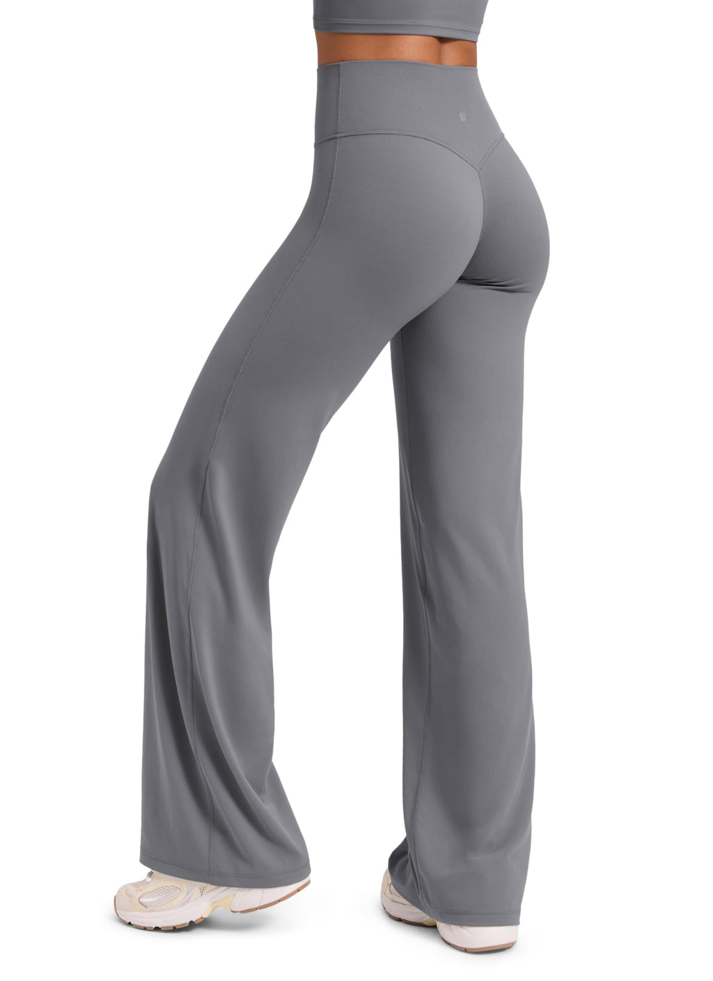 Women's Crz Yoga Softretch Wide-Leg Pants 28" Solar Grey Medium