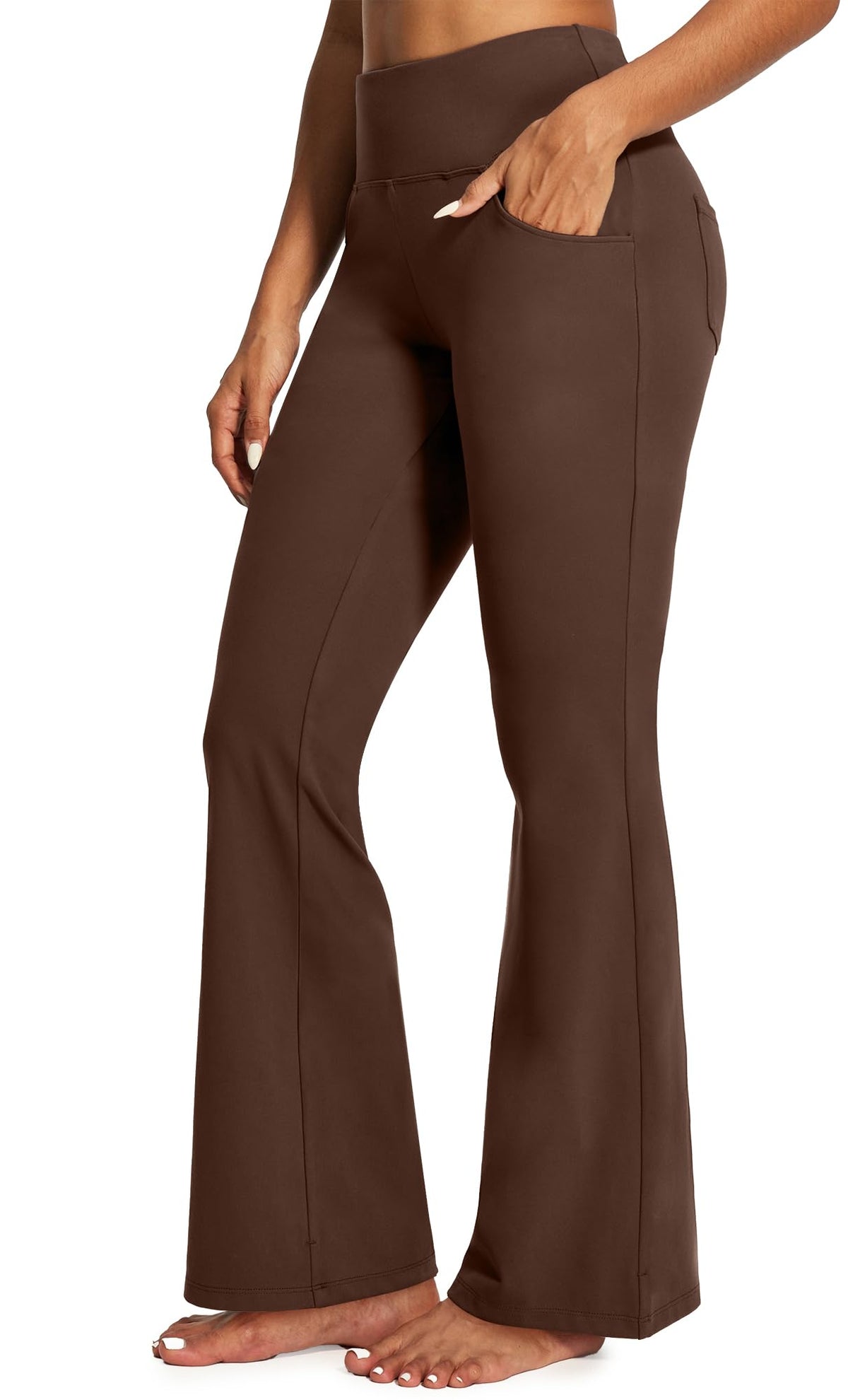 Yoga Pants Women High-Waist Workout Bootcut Flare Leggings With