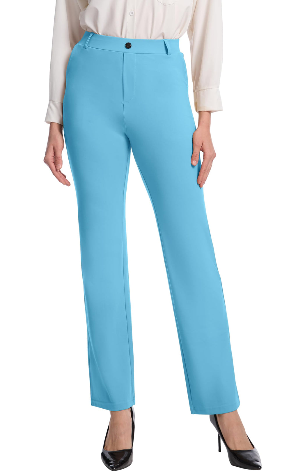 Vimpep Yoga Pants Women Straight-Leg With Pockets - Style 183