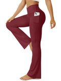 Fohofo Yoga Pants Women Flare Leggings For With Pockets - Style 24