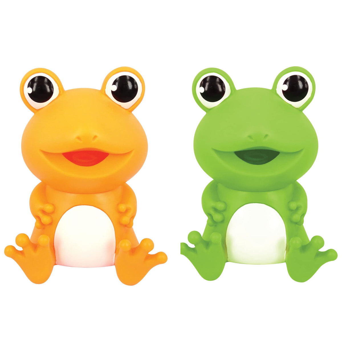 Baby Squeaky Toy Squeeze Party Favors Toys for Boys Novelty Toys & Amusements Screaming Rubber Gag Gifts Small Animal Toys Funny Dog Toys 6-8In Baby Sensory Toys 2PK(Squeeze Me Froggy 2PK)