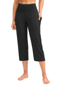 G Gradual Capri Pants For Women High-Waist Workout Yoga With - Black