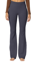 Sunzel Sunzfly Flare Leggings For Women No Front Seam - Graphite