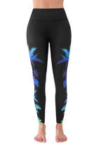 Attraco Women's Swim Leggings Sun Protection Surf Balck L Swimsuit