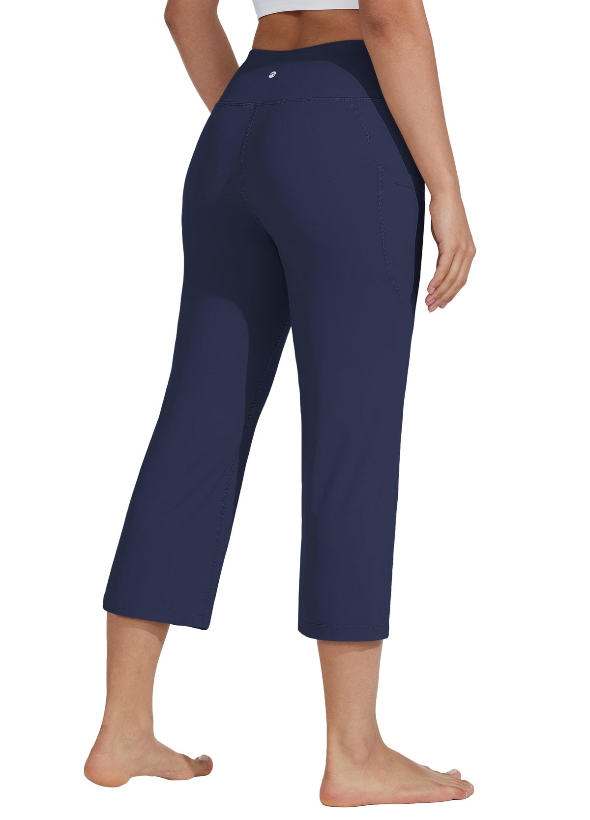 Willit Women's Yoga Capris Pants High-Waist Leggings Crop - Style 69