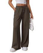 Athmile Women's Wide-Leg Sweatpants High-Waisted Baggy - Style 19
