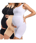 Women's Kunindome Maternity for Dresses, Nude + Black Pure White, Medium Shapewear