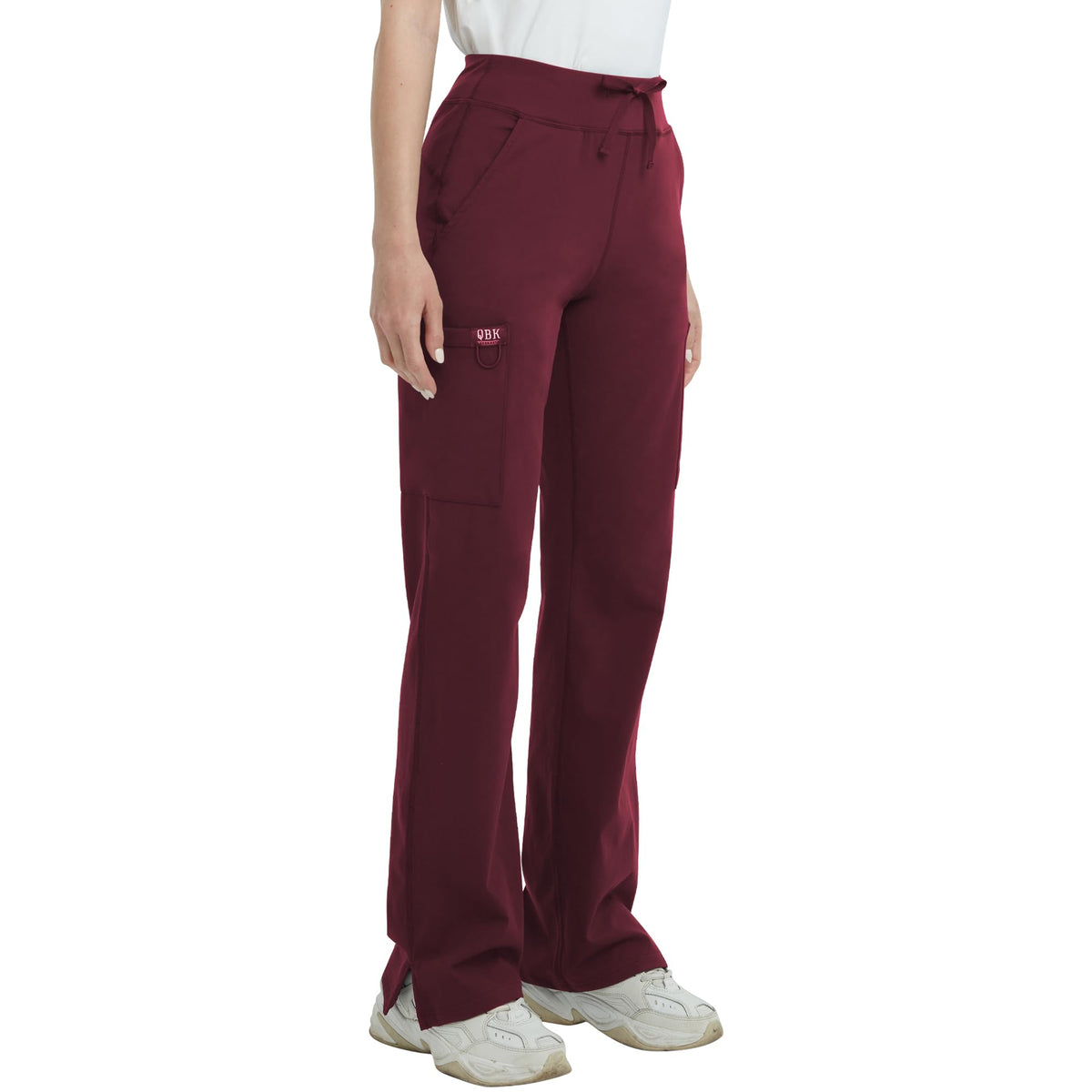 Qbk High-Rise Yoga Scrub Pants Women Straight Wide-Leg - Style 31