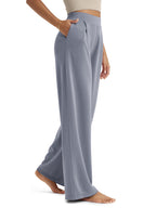 Ododos Modal Soft Wide-Leg Pants For Women High-Waist Casual Relaxed