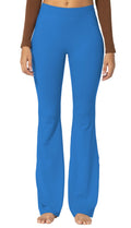 Sunzel Sunzfly Flare Leggings For Women No Front Seam - French Blue