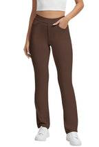 Vimpep Straight-Leg Yoga Dress Pants For Women Pull On - Style 76
