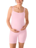 Women's Swimsuit Momanda Maternity Bodysuit Shorts 5.5" Sweet Pink