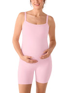 Women's Swimsuit Momanda Maternity Bodysuit Shorts 5.5" Sweet Pink