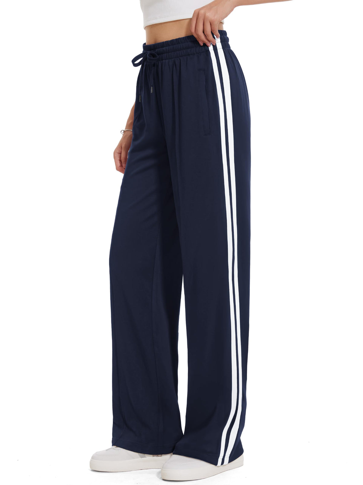 Tapata Women's 30" Inseam Regular Track Pants Loose Straight-Leg