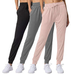 3 Pack Women's Joggers Sweatpants Lounge Pants Yoga - Style 50