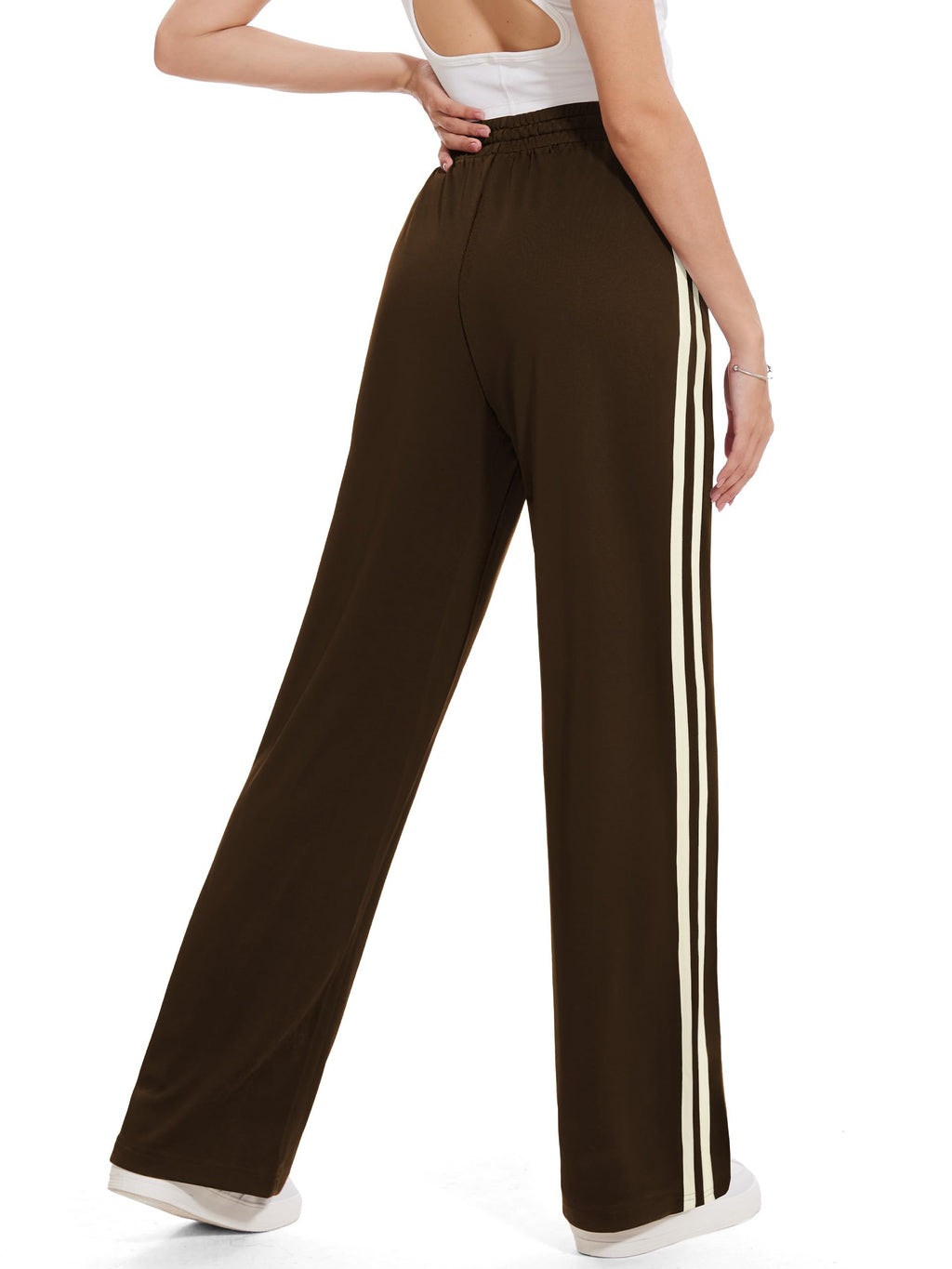 Tapata Extra Tall Women's Track Pants 36" Inseam Long Travel - Brown