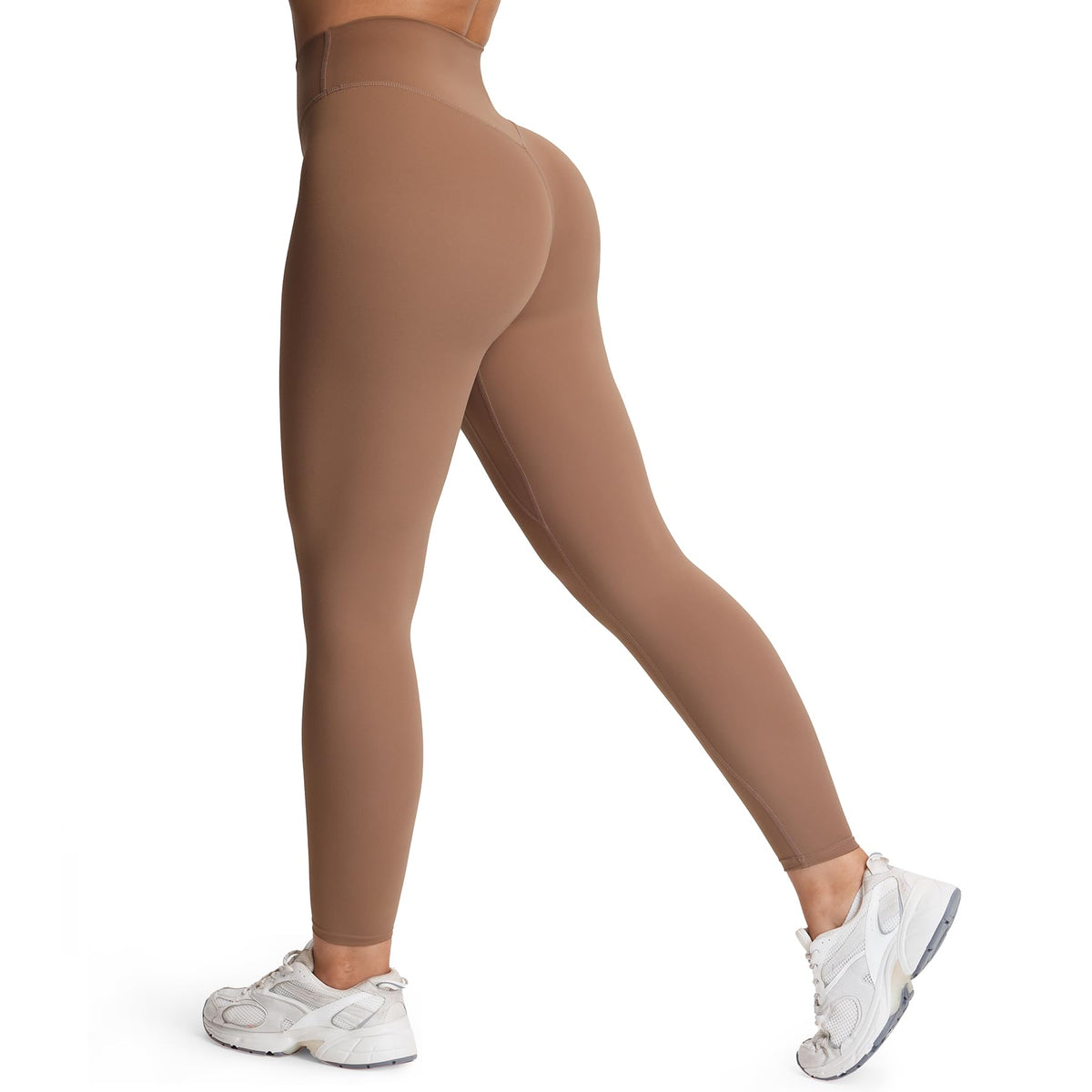 Aoxjox Women's Metamorph Yoga Pants 26" (a Brownie X-small)