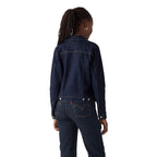 Levi's Women's Original Trucker Jacket, Evening Rinse, Small Denim