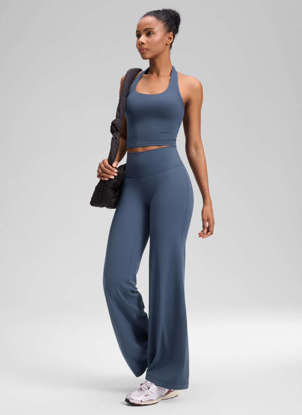 Women's Crz Yoga Softretch Wide-Leg Pants 30" Stelindigo Large