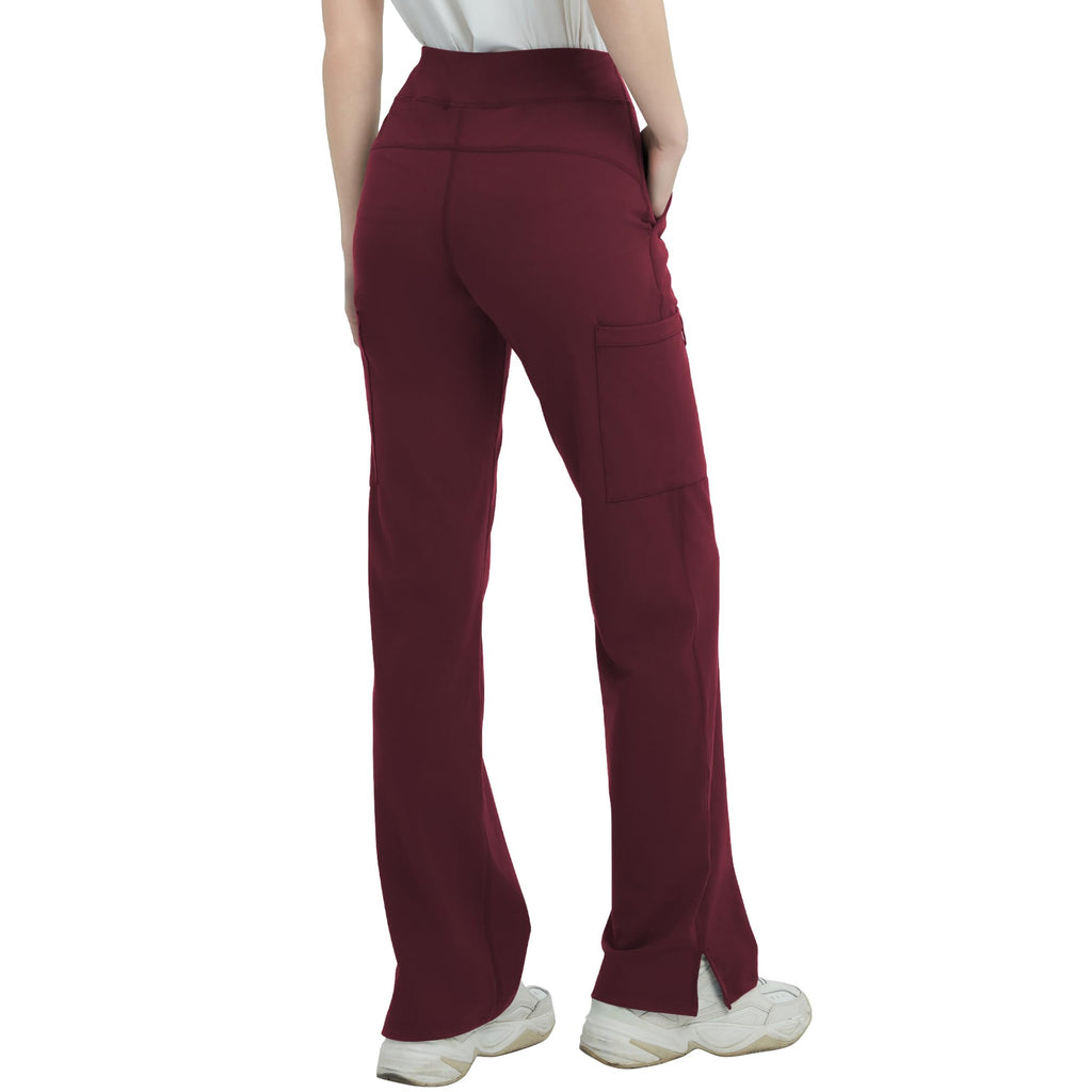Qbk High-Rise Yoga Scrub Pants Women Straight Wide-Leg - Style 31