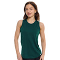 100% Merino Wool Tank Top Women - Active Sleeveless Undershirt Base Layer (Large, H: Forest Green)