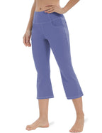 Vooveeya Women's Bootcut Leggings Bootleg Yoga - Capri Bootcut-ligh