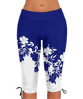 Urchics Womens Plus Size Rash Guard Capris Long Swim Shorts Swimming Pants