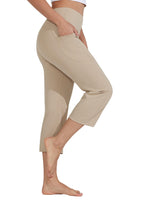Willit Women's Yoga Capris Pants High-Waist Leggings Crop - Style 38
