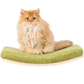 Curved Cat Shelves and Perches, Floating Cat Wall Bed with Comfortable Cushion