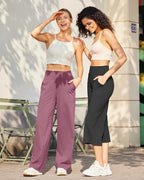 G4free Lounge Pants For Women Flare Fit Pull On Velvet Dust Xxl Tall