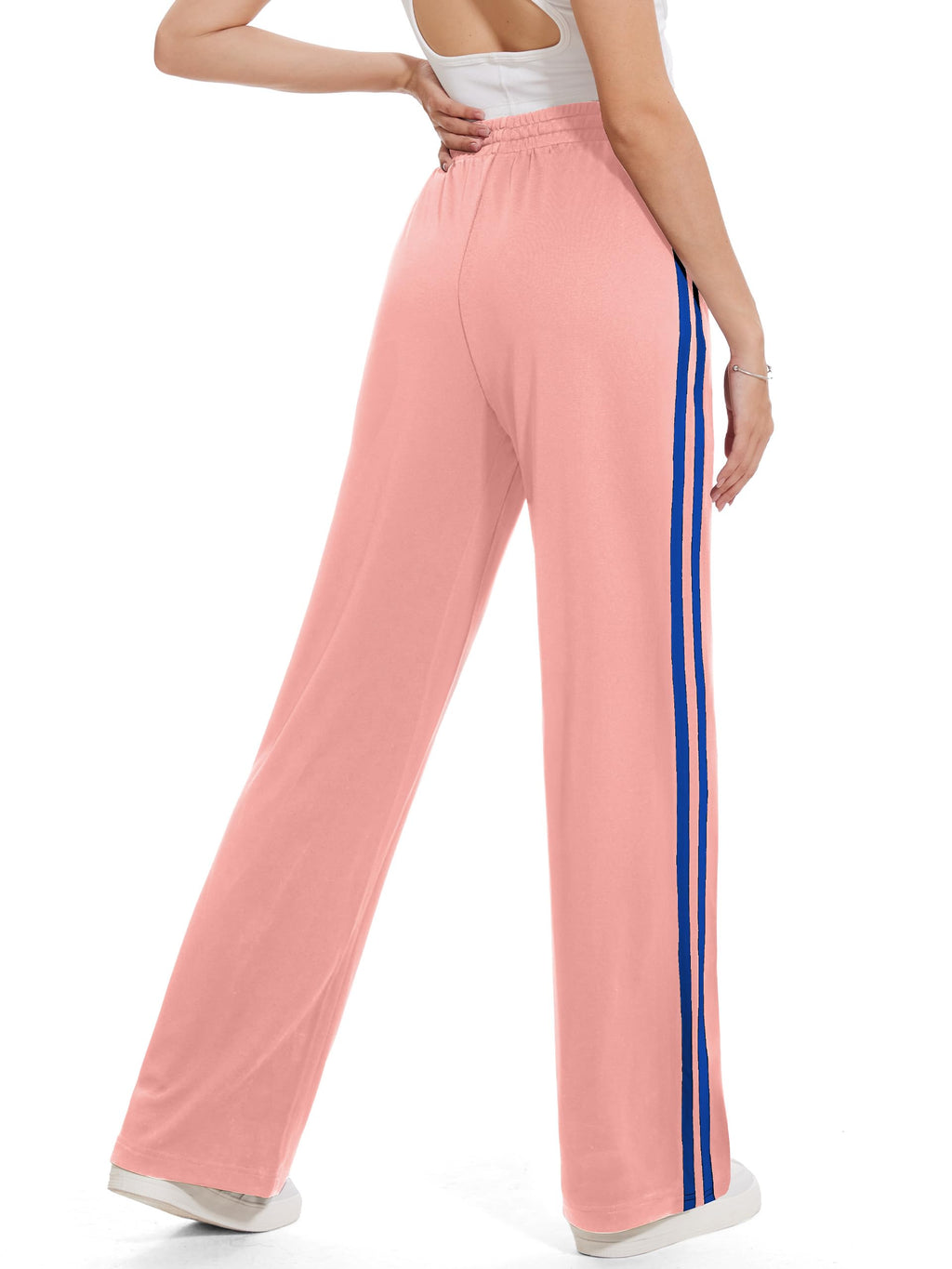 Tapata Petite Women's 28" Inseam Track Pants Elastic Waistband Y2k
