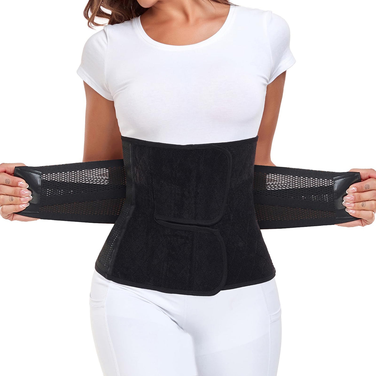 Women's Mamody Postpartum Belly Band Wrap Abdominal Binder Post Surgery Intimates