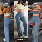 Jgs1996 Wide-Leg Yoga Pants Bottoms Straight-Leggings For - Style 117