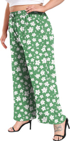 Lastshe Women's Plus Size Wide-Leg Pants Yoga For Women - Size 3X