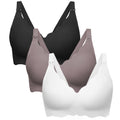 Women's Angelhood for Breastfeeding 3 Pack Seamless Nursing Bra
