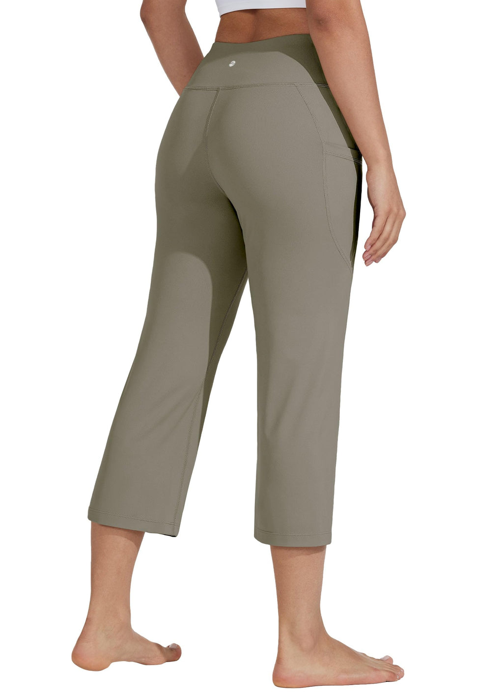 Willit Women's Yoga Capris Pants High-Waist Leggings Crop - Style 64