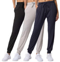 3 Pack Women's Joggers Sweatpants Lounge Pants Yoga - Style 36