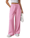 Athmile Women's Wide-Leg Sweatpants High-Waisted Baggy - Style 10