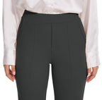 Vimpep Straight-Leg Yoga Dress Pants For Women Pull On - Dark Grey
