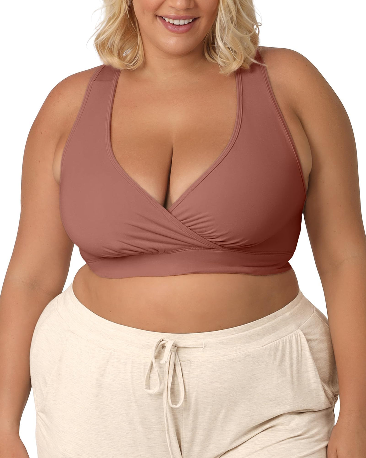 Women's Kindred Bravely French Terry Racerback & Sleep Nursing Bra