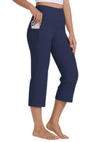 Willit Women's Yoga Capris Pants High-Waist Leggings Crop - Style 69