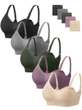 Angelhood Women's for Breastfeeding 5 Pack, Sleep Nursing Bra
