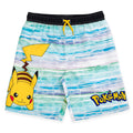 Pokemon Pikachu Little Boys UPF 50+ Swim Trunks Blue/Purple/Green 7