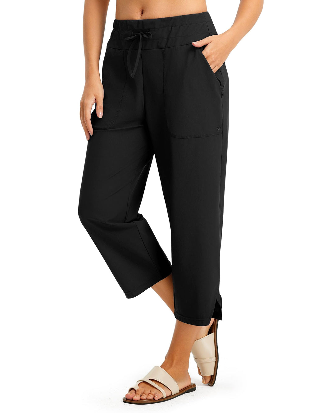 Fitst4 Sports Women's Swim Capris 21" UPF 50+ Beach Pants - Style 3